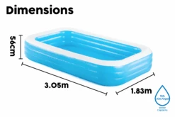 Bestway Inflatable Paddling Swimming Pool - 10ft -Bestway Sale BW54009 20 feature 6Website