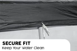 13ft Inch Rectangular Pool Cover For Power Steel Above Ground Pools -Bestway Sale BW58232 24BWWebsiteCallout4 100