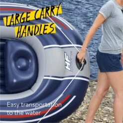 Bestway Hydro-Force 3 Person Inflatable Raft Set Treck X3 -Bestway Sale BW61110 21A Callout5