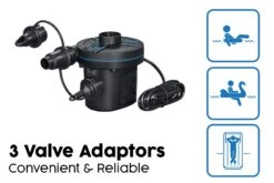 Bestway Powertouch AC Electric 3 Nozzle Air Pump -Bestway Sale BW62252 BWWebsiteCallout3