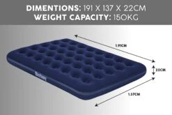 Bestway Double Flocked Airbed Inflatable Air Mattress -Bestway Sale BW67002Callout41800x1200