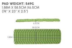 Bestway Wanderlite Compact Inflatable Air Sleeping Pad- Regular -Bestway Sale BW69615 Callout51800x1200