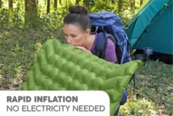 Bestway Wanderlite Compact Inflatable Air Sleeping Pad - Large -Bestway Sale BW69616 Callout61800x1200