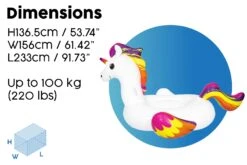 Bestway Inflatable Supersized Unicorn Pool Float -Bestway Sale BWWebsiteCallout3 100 c1b75bb5 de22 4926 82e8 d833bd9492ed