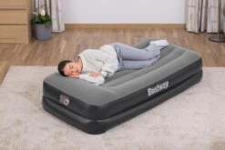 Tritech Air Mattress Twin Built-in AC Pump -Bestway Sale Tritech single airbed bestway