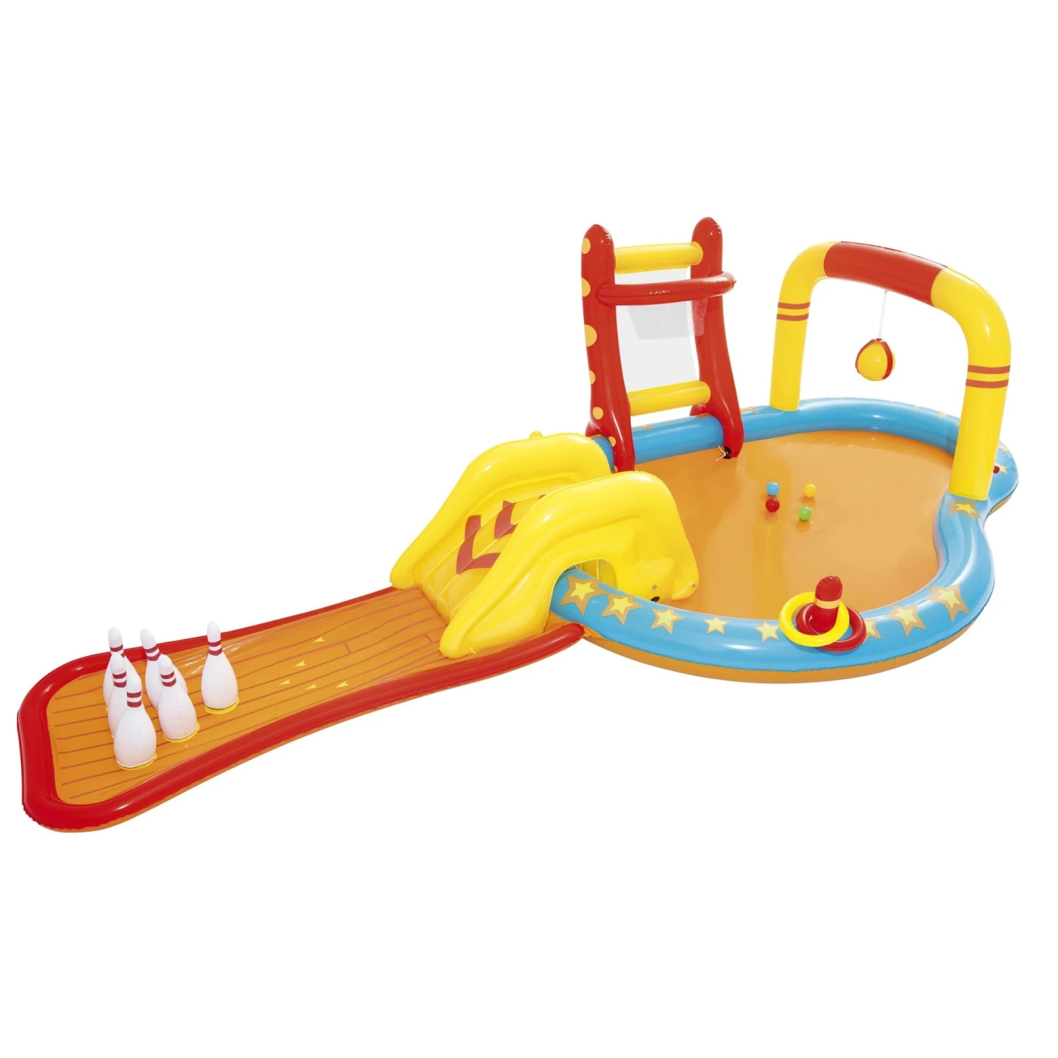 Bestway Kids Inflatable Lil' Champ Paddling Pool Water Play Centre, With Activities 3 Bestway Kids Inflatable Lil' Champ Paddling Pool Water Play Centre, With Activities