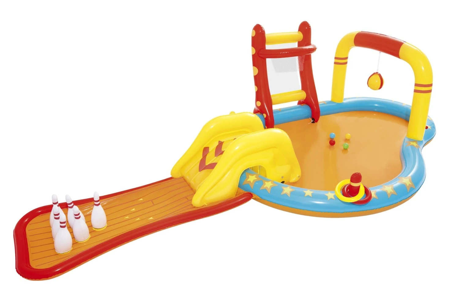 Bestway Kids Inflatable Lil' Champ Paddling Pool Water Play Centre, With Activities 5 Bestway Kids Inflatable Lil' Champ Paddling Pool Water Play Centre, With Activities - Image 3
