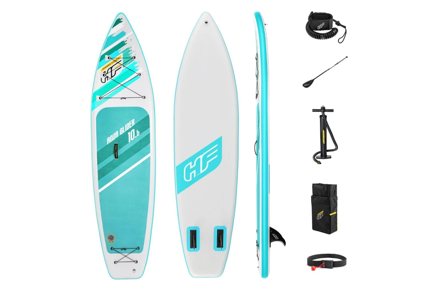 Hydro-Force 10ft 6" Inflatable Paddle Board SUP Set - Aqua Glider 5 Hydro-Force 10ft 6" Inflatable Paddle Board SUP Set - Aqua Glider - Image 3