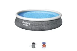 13ft X 33in Rattan Print Round Fast Set Inflatable Above Ground Pool Set -Bestway Sale Untitled design 97