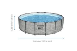 Bestway 16ft X 48in Stone Print Round Steel Pro Max Above Ground Pool Set 17 Bestway 16ft X 48in Stone Print Round Steel Pro Max Above Ground Pool Set -Bestway Sale Untitleddesign 2024 11 19T113305.312