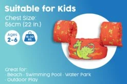 Kids Inflatable Swim Vest With Armbands – Monster -Bestway Sale arm bands