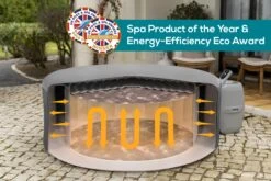 Lay-z Spa Round Thermal Hot Tub Cover - X Small 170cm X 66cm -Bestway Sale award winning inflatable hot tub thermal cover 2 1