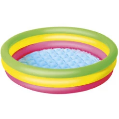 Bestway 3-Ring Colourful Kids Inflatable Paddling Pool
