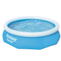 Bestway 10ft X 30in Blue Round Fast Set Inflatable Above Ground Pool