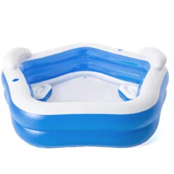 Bestway Family Inflatable Paddling Pool With Built-In Seats