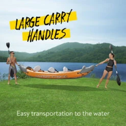 Hydro-Force 3 Person Inflatable Kayak Set - Rapid -Bestway Sale b0b5hcmbr7.pt03