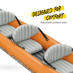 Hydro-Force 3 Person Inflatable Kayak Set - Rapid -Bestway Sale b0b5hcmbr7.pt04
