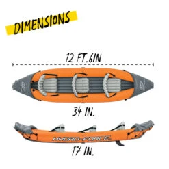 Hydro-Force 3 Person Inflatable Kayak Set - Rapid -Bestway Sale b0b5hcmbr7.pt06