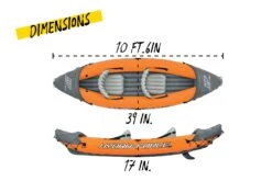 Hydro-force 2 Person Inflatable Kayak Set - Rapid -Bestway Sale bestway 2 person kayak rapid
