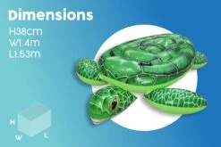 Inflatable Tidal Turtle Pool Float -Bestway Sale bestway inflatable animal ride on