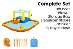 Bestway H2OGO! Kids Inflatable Beach Bounce Water Park Bouncy Castle 20 Bestway H2OGO! Kids Inflatable Beach Bounce Water Park Bouncy Castle -Bestway Sale bestway kids beach bounce