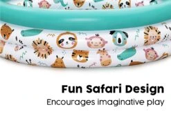 Bestway 40" Safari Themed Kids Inflatable Paddling Pool -Bestway Sale bestway kids paddling pool