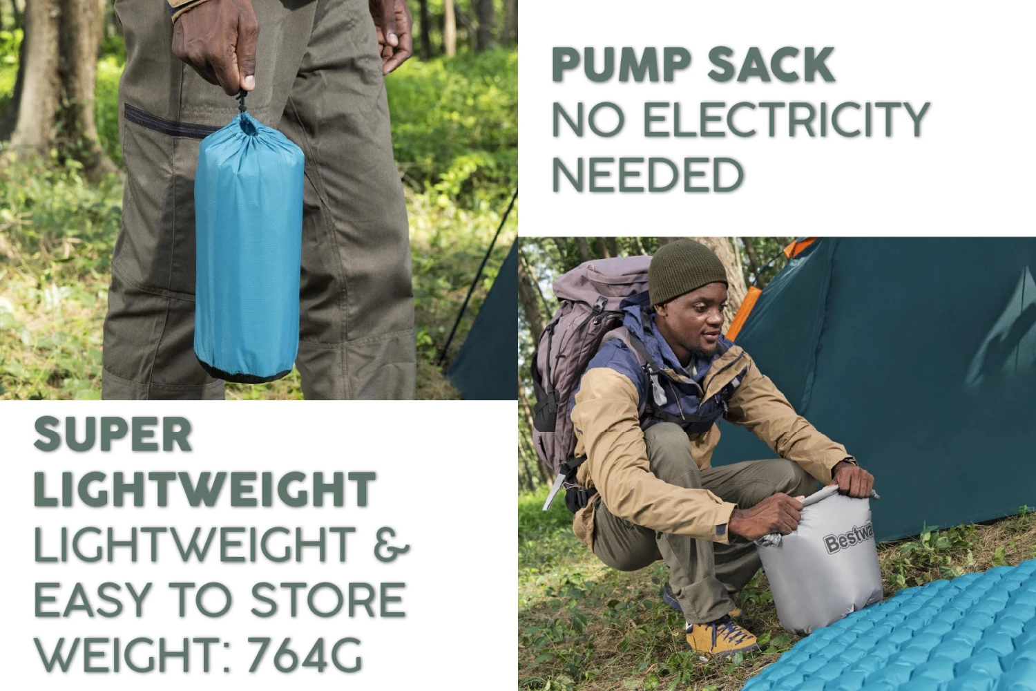 Bestway AlpineLite Ultra-Light Extreme Cold Weather Sleeping Pad - Wide R Value 7.6 9 Bestway AlpineLite Ultra-Light Extreme Cold Weather Sleeping Pad - Wide R Value 7.6 - Image 7