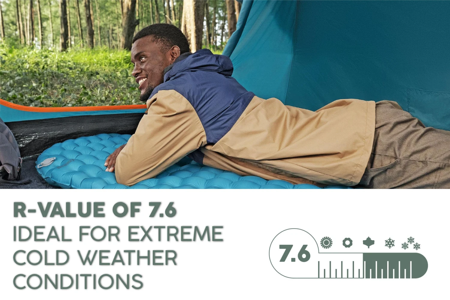 Bestway AlpineLite Ultra-Light Extreme Cold Weather Sleeping Pad - Wide R Value 7.6 7 Bestway AlpineLite Ultra-Light Extreme Cold Weather Sleeping Pad - Wide R Value 7.6 - Image 5