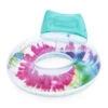 Bestway Inflatable Tie Dye Swim Ring, Pool Float With Backrest -Bestway Sale bw43637 callout 1