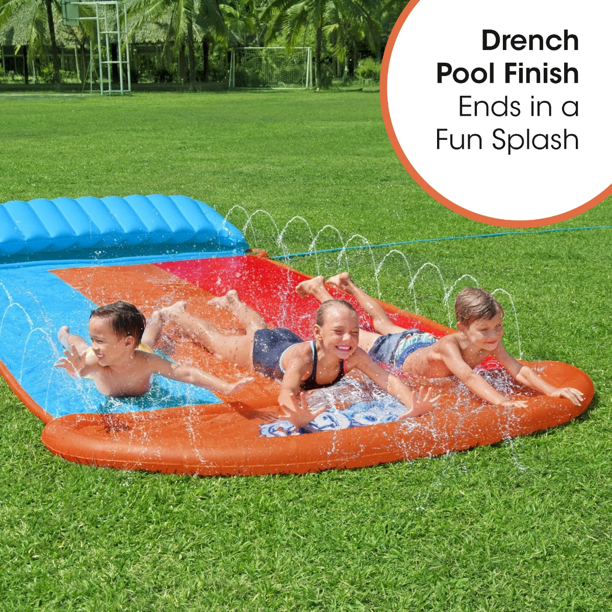 Bestway H2OGO! Tsunami Triple Splash And Slide, With Sprinklers 7 Bestway H2OGO! Tsunami Triple Splash And Slide, With Sprinklers - Image 5