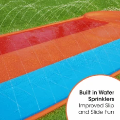 Bestway H2OGO! Tsunami Triple Splash And Slide, With Sprinklers 19 Bestway H2OGO! Tsunami Triple Splash And Slide, With Sprinklers -Bestway Sale bw52479 callout feature 2