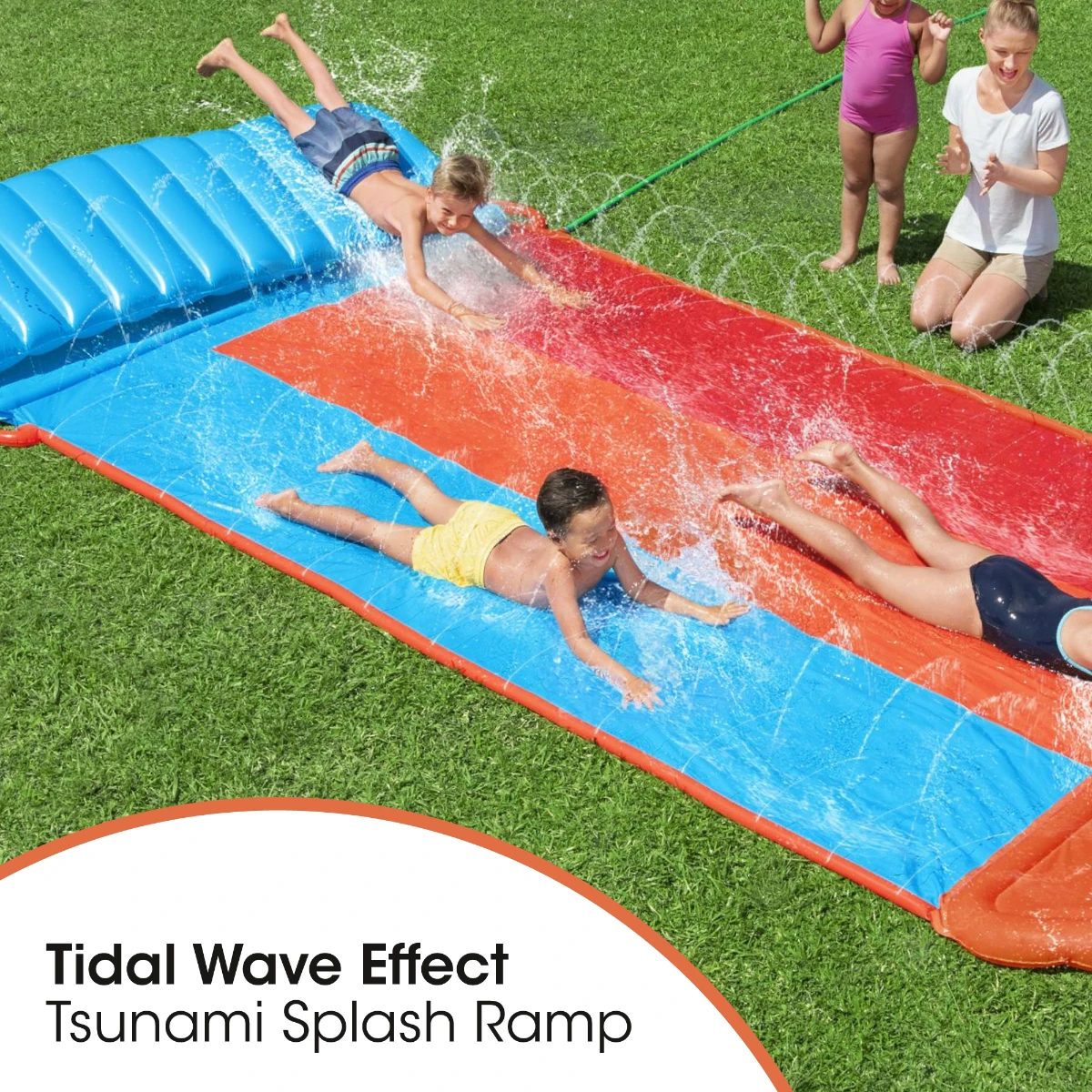 Bestway H2OGO! Tsunami Triple Splash And Slide, With Sprinklers 10 Bestway H2OGO! Tsunami Triple Splash And Slide, With Sprinklers - Image 8