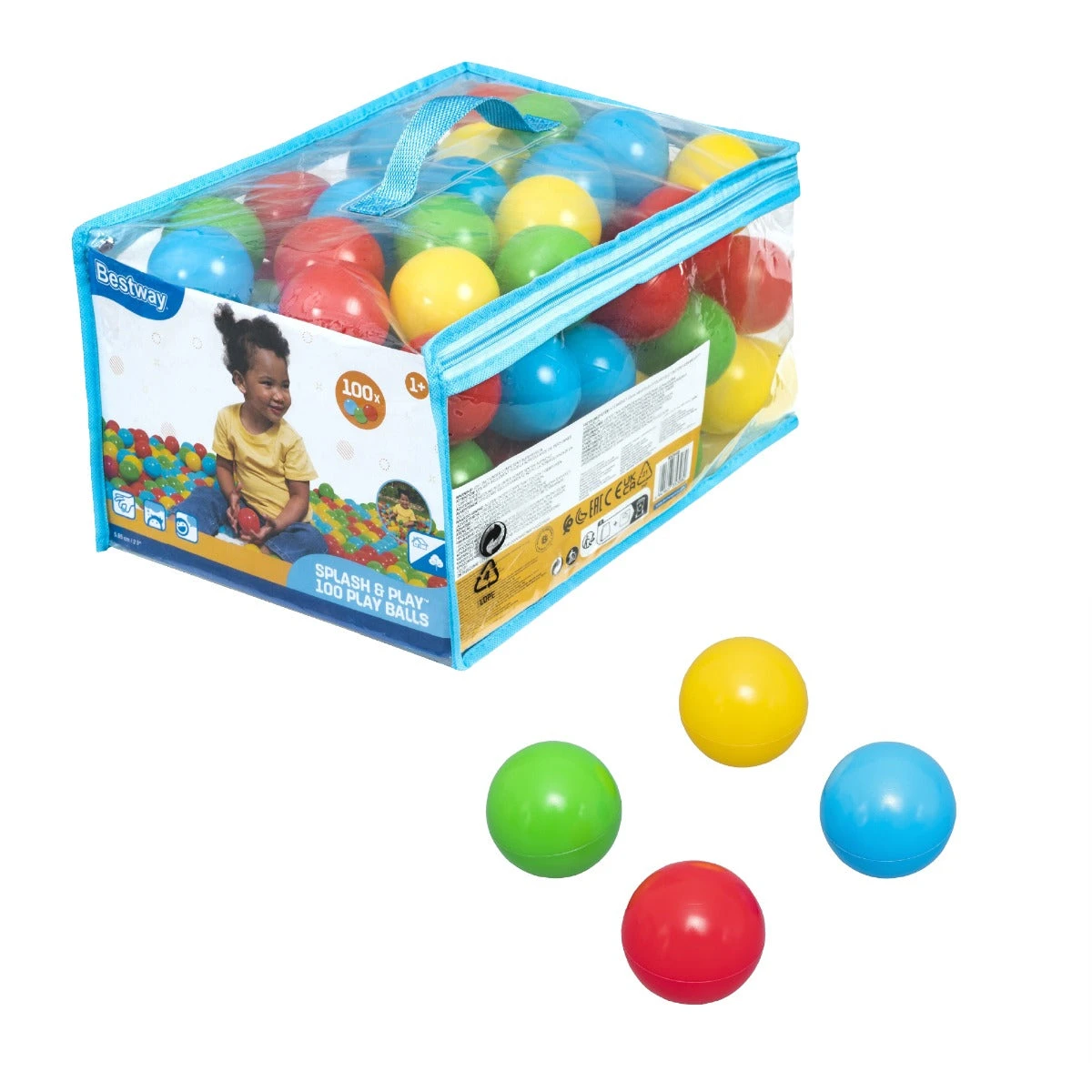 Bestway Splash & Play 100 Balls 3 Bestway Splash & Play 100 Balls