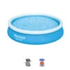 Bestway 12ft X 30in Blue Round Fast Set Inflatable Above Ground Pool Set -Bestway Sale bw57274gb 19 pool set