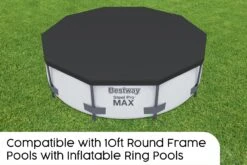 Bestway 10ft Round Pool Cover For Steel Pro Above Ground Pools -Bestway Sale bw58036bw website callout 2