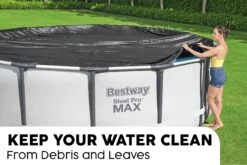 Bestway 10ft Round Pool Cover For Steel Pro Above Ground Pools -Bestway Sale bw58036bw website callout 3