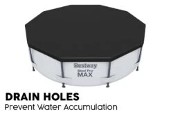 Bestway 10ft Round Pool Cover For Steel Pro Above Ground Pools -Bestway Sale bw58036bw website callout 4