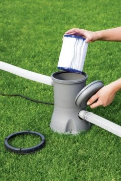 Bestway Pool Filter Cartridge (Size 2) For Above Ground Pools -Bestway Sale bw58094 21 filter cartridge size 1 2