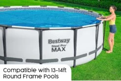 Bestway 14/15ft Solar Pool Cover For Steel Pro Max Above Ground Pool -Bestway Sale bw58252bw website callout 2
