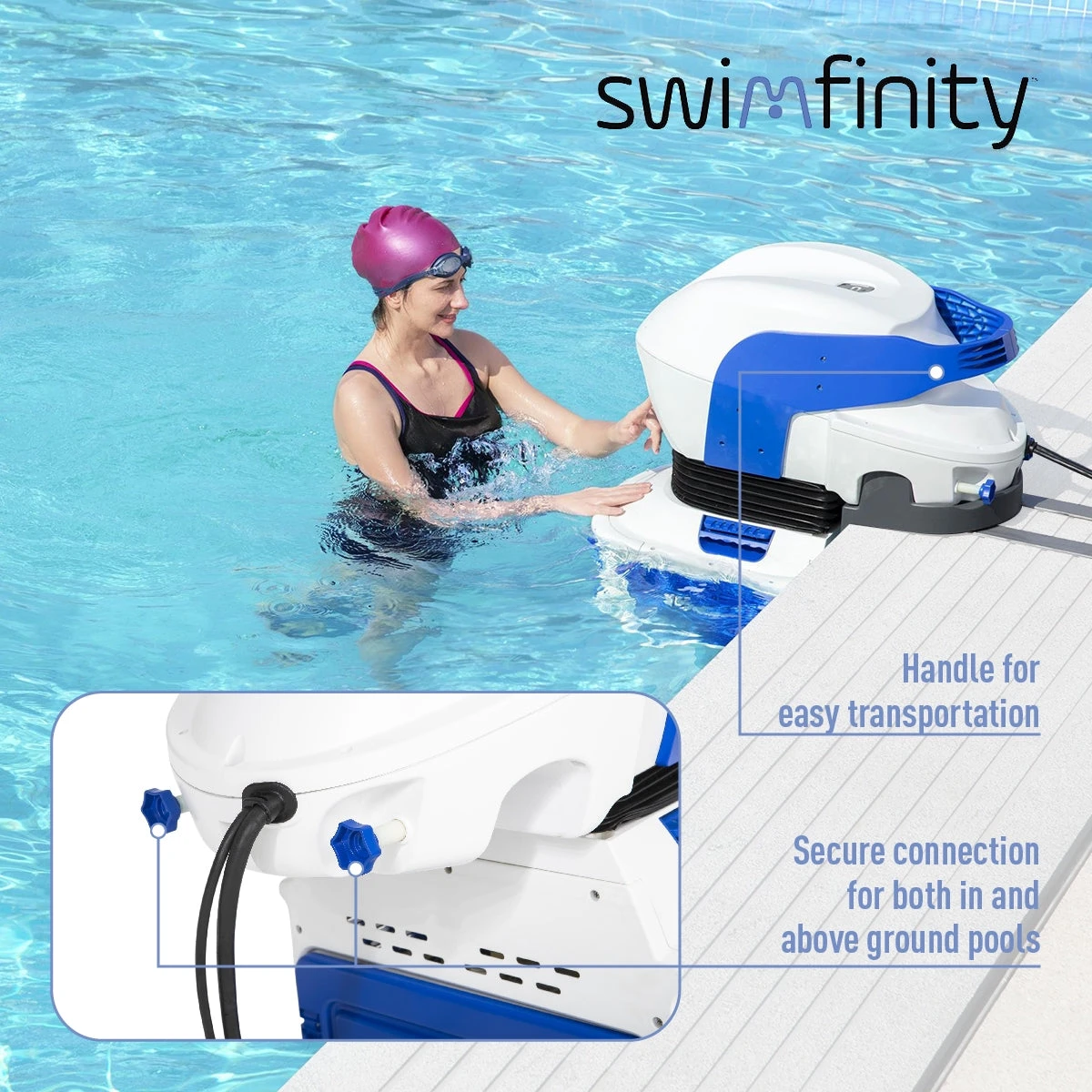 Bestway Swimfinity Swim Training Machine For Above Ground Pools 9 Bestway Swimfinity Swim Training Machine For Above Ground Pools - Image 7