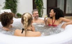 Lay-z Spa Cancun AirJet™ 23 Lay-z Spa Cancun AirJet™ -Bestway Sale bw60003gb lazyspa cancun rapid heating hot tub