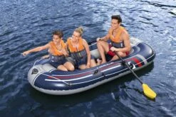 Hydro‑Force 3 Person Infltable Raft Set Treck X2 -Bestway Sale bw61068 21 100in hydro force raft 2