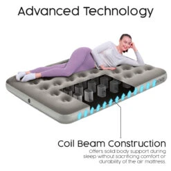 Bestway Double Flocked Airbed With Cordless Electric Battery Pump -Bestway Sale bw671cfgb features copy