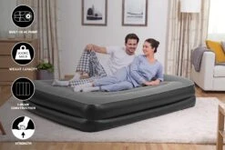 Bestway Queen Premium Airbed With Built-in Pump -Bestway Sale bw67403gb 23 callout 1 1800 x 1200