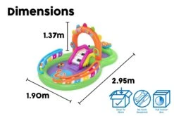 Bestway Sing 'N' Splash Paddling Pool With Play Center -Bestway Sale bw86117 feature 6 website 1