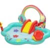 Bestway Little Mermaid Kids Inflatable Paddling Pool With Play Centre -Bestway Sale bw91097 bw website callout 1