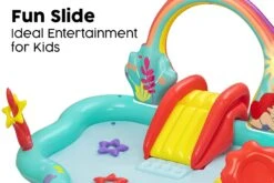 Bestway Little Mermaid Kids Inflatable Paddling Pool With Play Centre -Bestway Sale bw91097 bw website callout 2