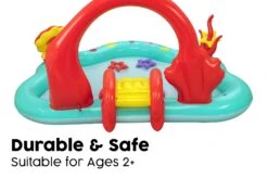 Bestway Little Mermaid Kids Inflatable Paddling Pool With Play Centre -Bestway Sale bw91097 bw website callout 3