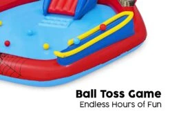 Bestway Marvel Spiderman Inflatable Paddling Pool With Play Centre -Bestway Sale bw98793 bw website callout 4