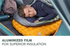 RidgeLite Ultra-Light Insulated Cold Weather Sleeping Pad - Large -Bestway Sale camping mat